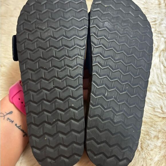 Cliffs by WHITE MOUNTAIN Blue Sandals with Buckle and Comfort Footbed - Picture 5 of 6